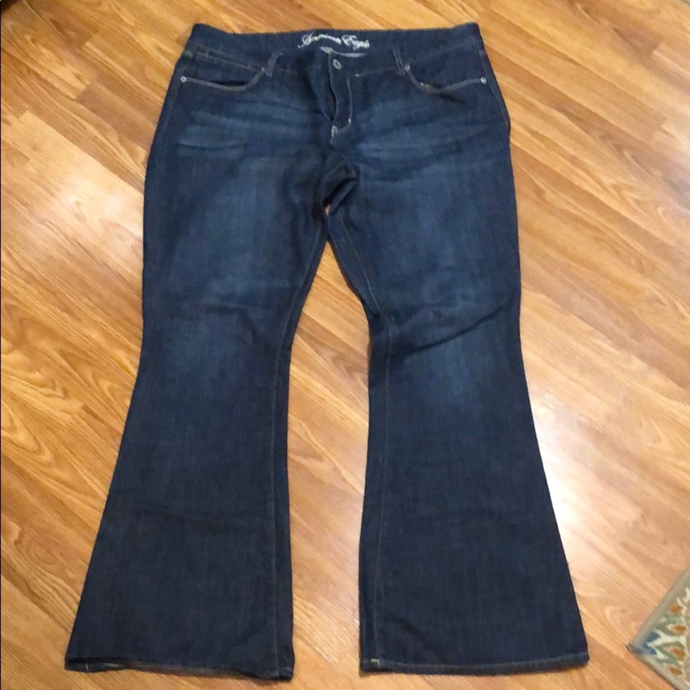 American Eagle 18 Long Real Flare Jeans
